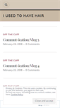 Mobile Screenshot of iusedtohavehair.com