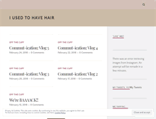 Tablet Screenshot of iusedtohavehair.com